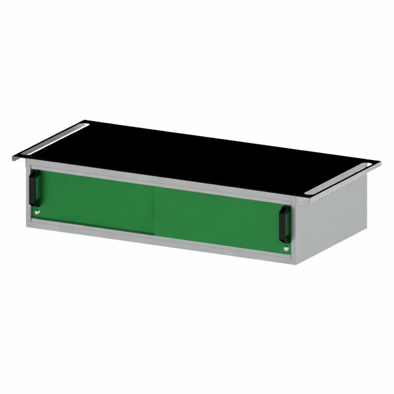 Rangement supérieur Morgane 2026 portes coulissantes fermées